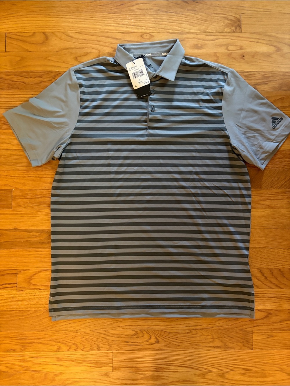 NEW Adidas ULTIMATE365 Stripe Polo Shirt - Men’s Large